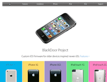 Tablet Screenshot of blackdoorproject.com